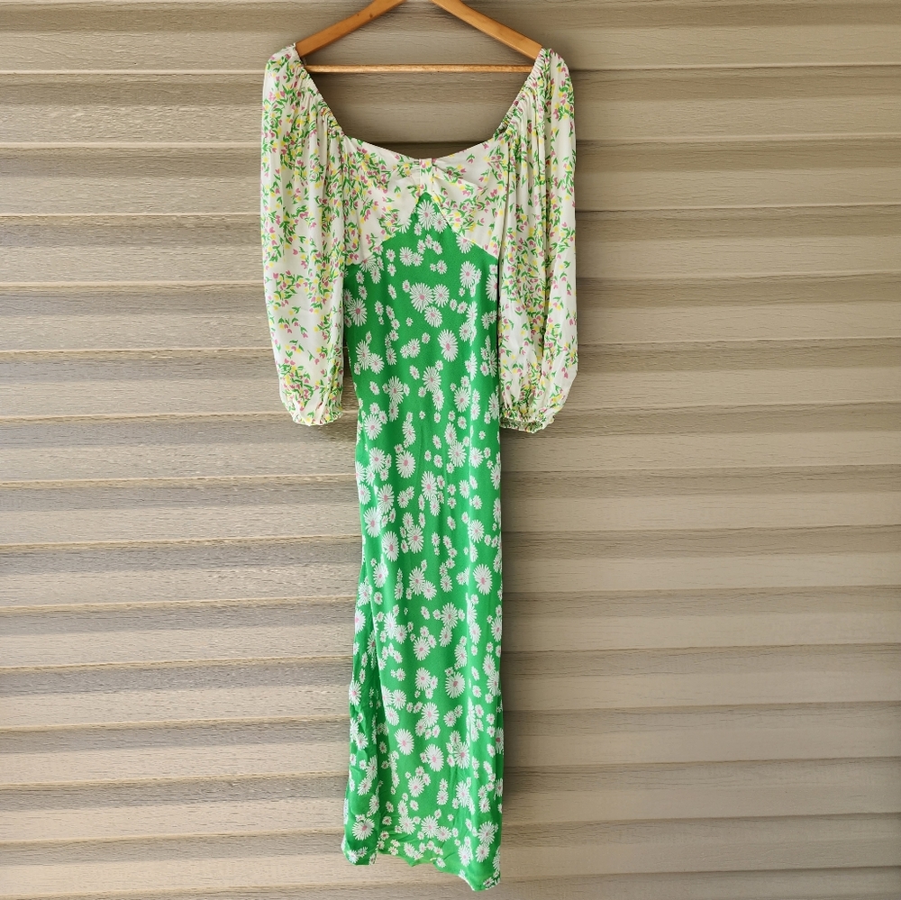 Rixo by target green floral dress - Picture 4 of 14